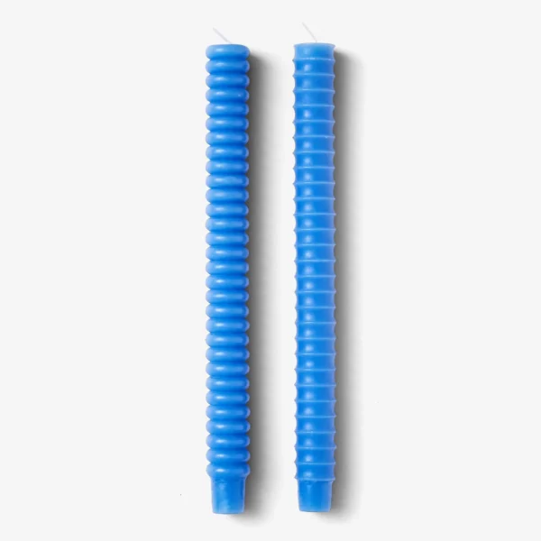 Areaware Sculptural Candle Dusen Dusen 2er-Set Blau, Detailansicht 2 | One Horizon