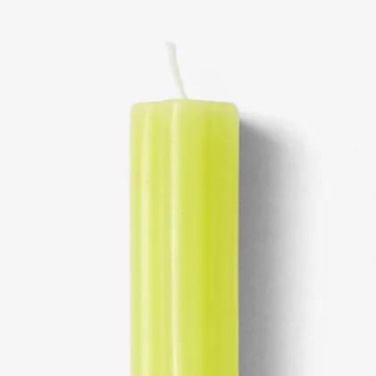 Sculptural Candle Dusen Dusen 2er-Set - Gelb