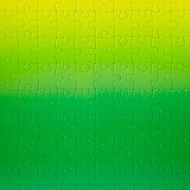 Areaware Gradient Puzzle, Small, 100 Pieces, Green & Yellow, Detailed View 2 | One Horizon