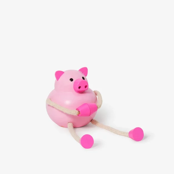 Les animaux en bois Palimals avec des aimants - Porc