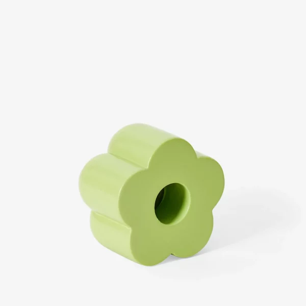 Poppy Concrete Candle and Incense Holders - Green