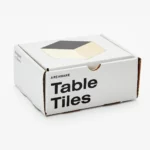 Areaware Table Tiles Untersetzer 6er-Set Optical Black, Detailansicht 3 | One Horizon