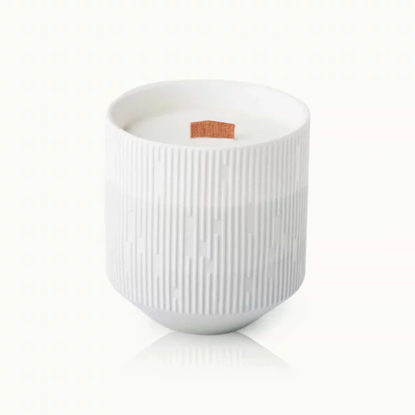 Candle in a glass - Light gray