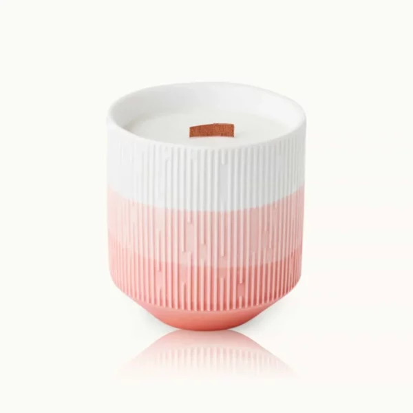 Candle in a glass - Pink