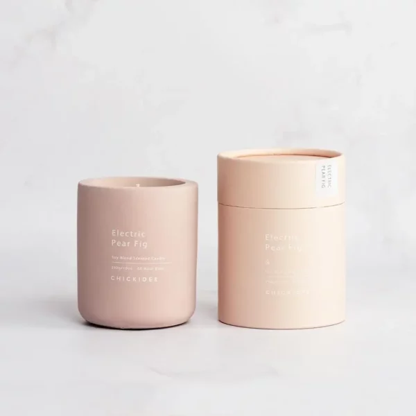Concrete Candle - Electric pear & fig