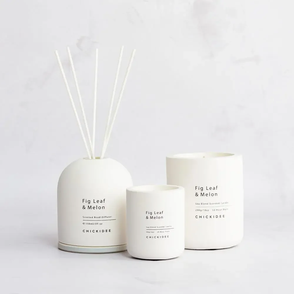 Chickidee Homeware Ltd Betonkerze Feigenblatt & Melone, Detailansicht 2 | One Horizon