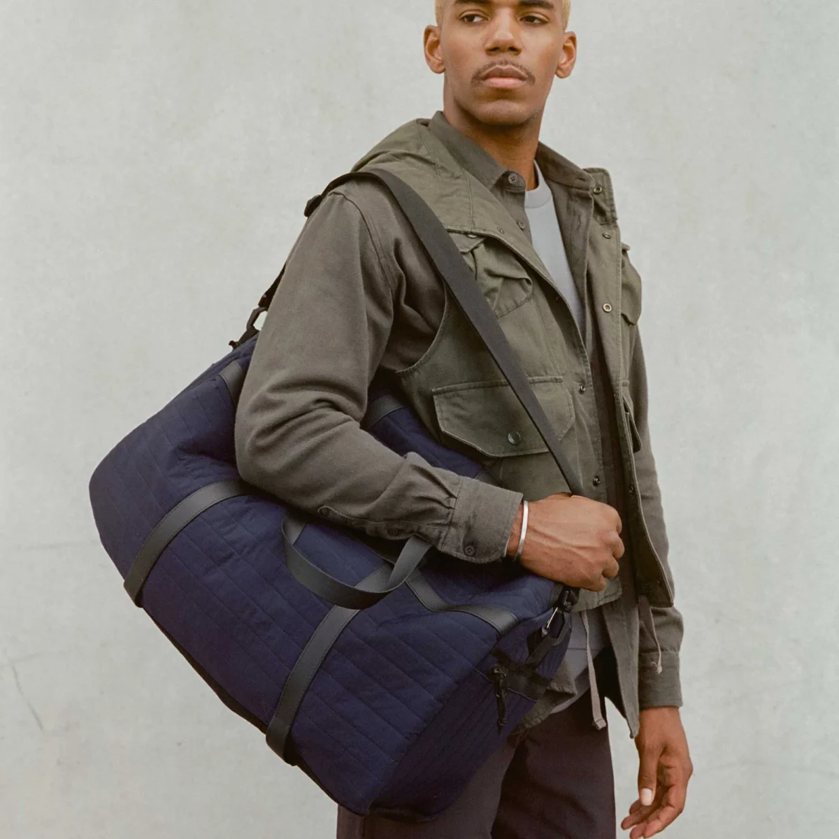 Craighill Arris Duffle Marineblau, Detailansicht 4 | One Horizon