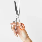 Ciseaux Craighill Chroma Scissors argentés et orange, vue détaillée 2 | One Horizon