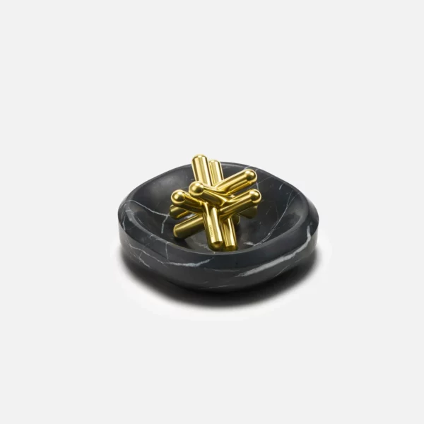 Facet Bowl - Schwarz, Klein – 14 cm