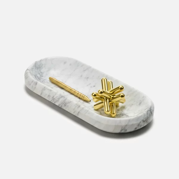 Facet Bowl - Weiss, Gross – 31 cm