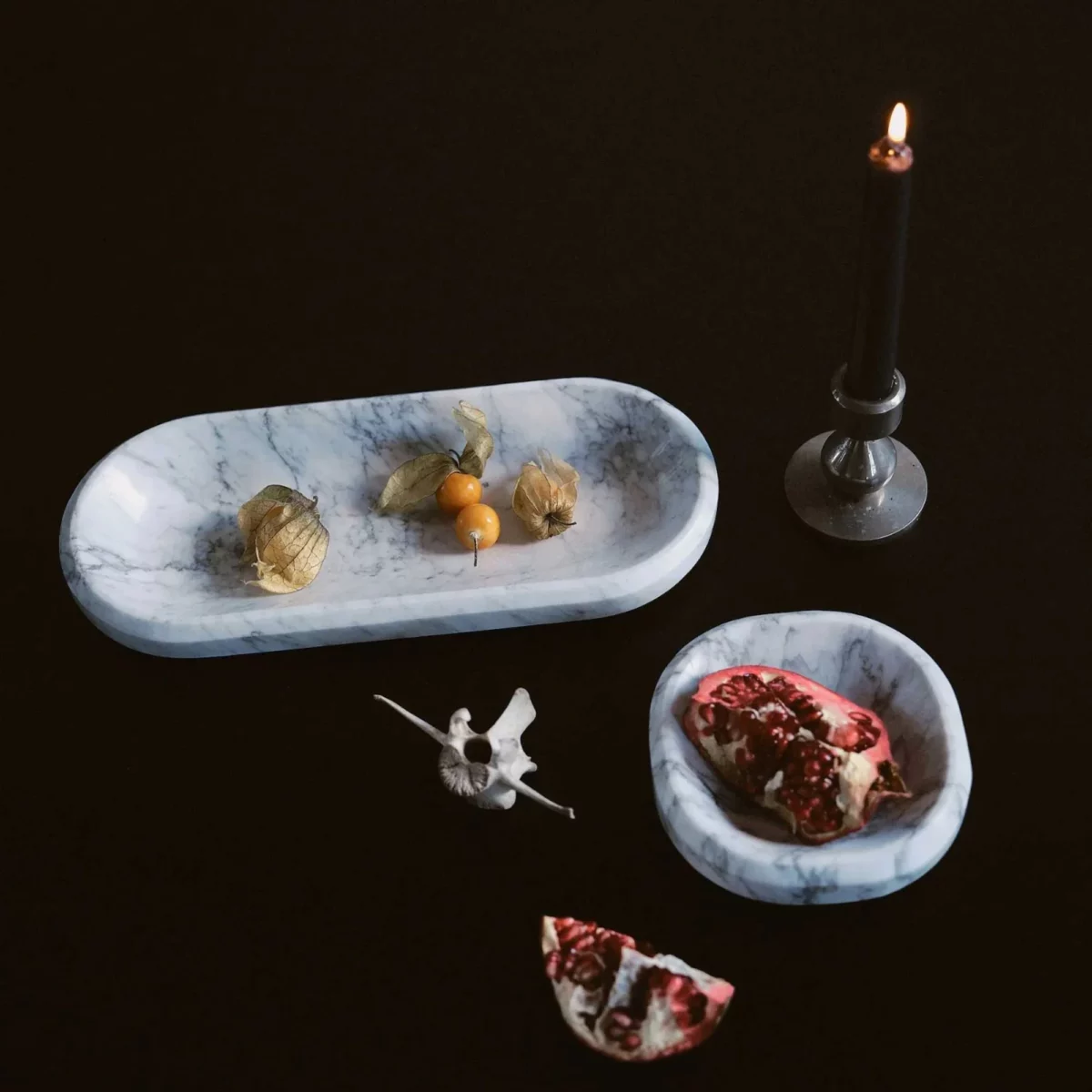 Craighill Facet Bowl Weiss Gross – 31 cm, Detailansicht 2 | One Horizon