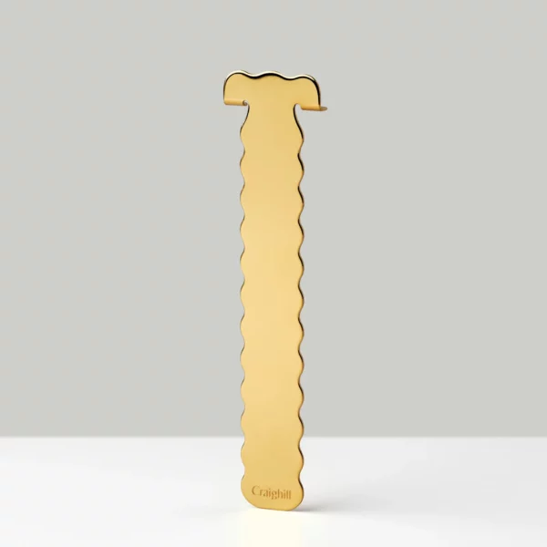 Perch bookmark - Brass