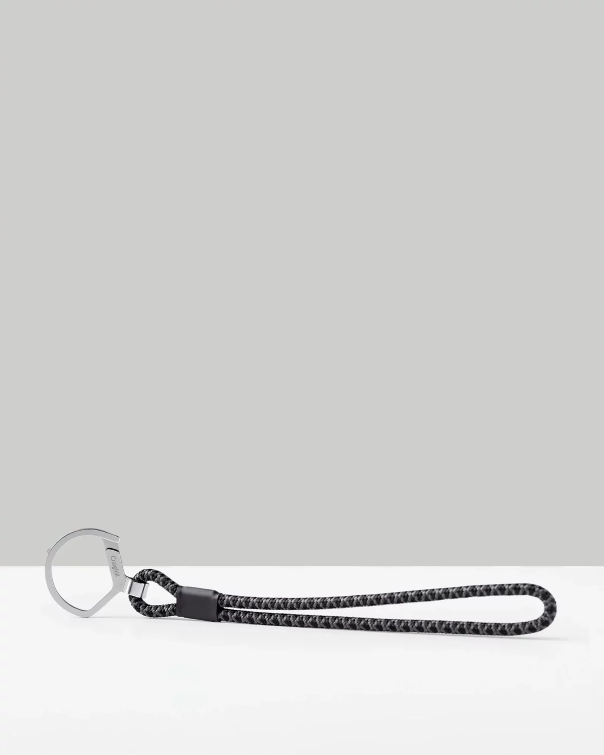 Craighill Rope Split Ring Schiefergrau lang, Detailansicht 2 | One Horizon