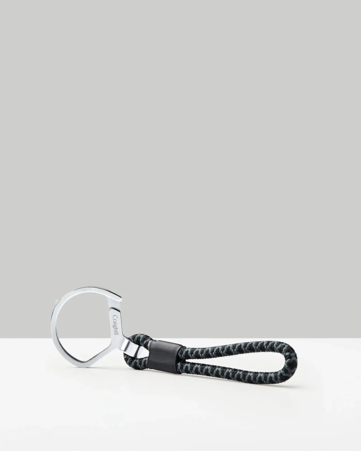 Craighill Rope Split Ring Schiefergrau lang, Detailansicht 3 | One Horizon