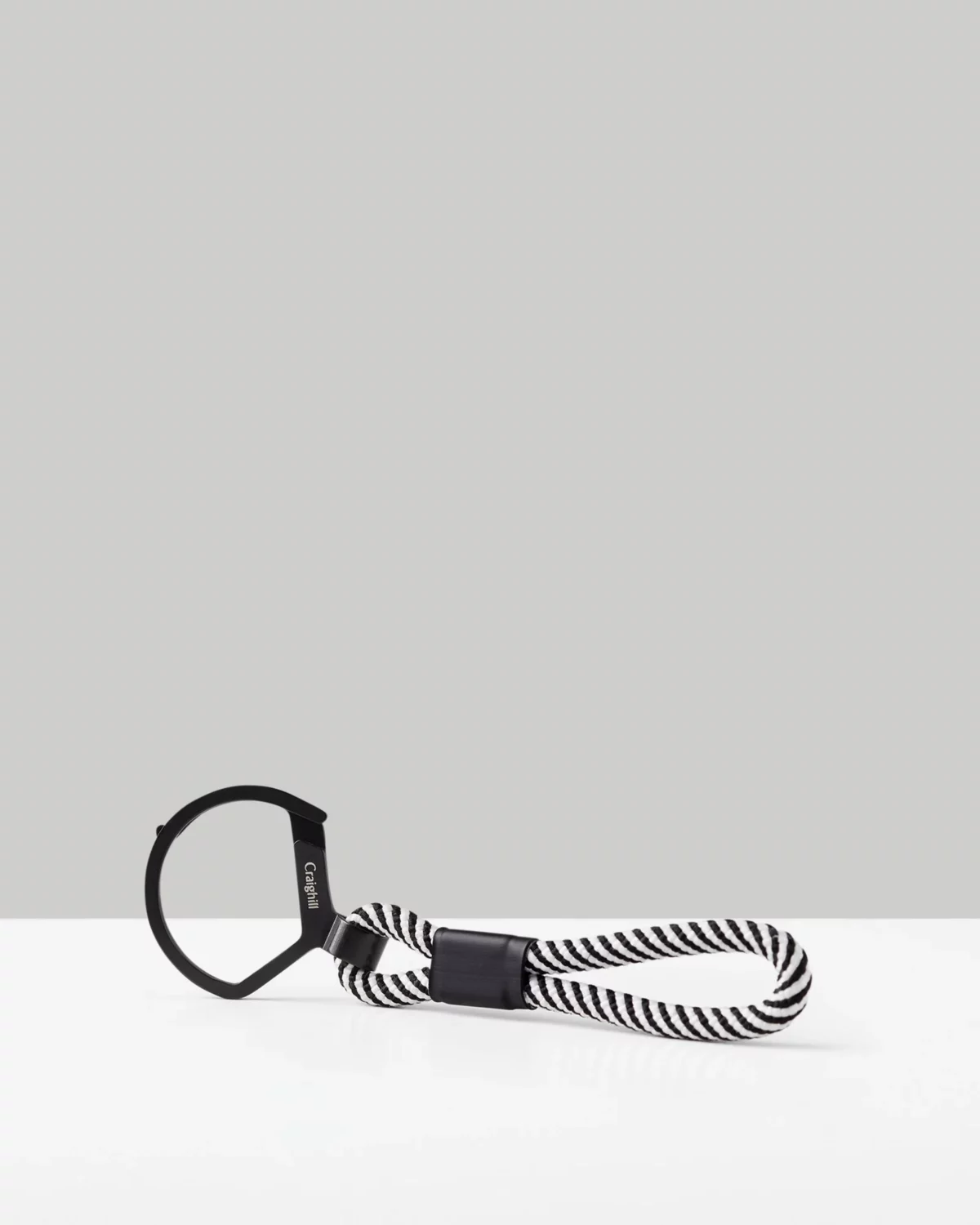 Craighill Rope Split Ring Schwarz & Weiss | One Horizon