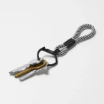 Craighill Rope Split Ring Schwarz & Weiss, Detailansicht 3 | One Horizon