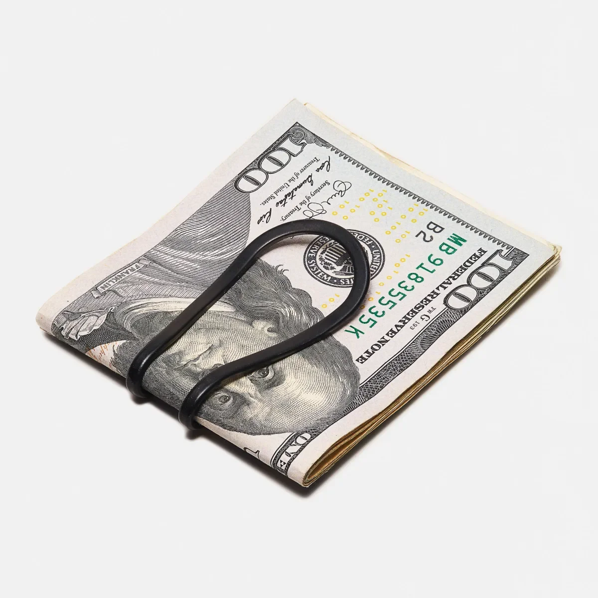 Station Money Clip Vapor Black