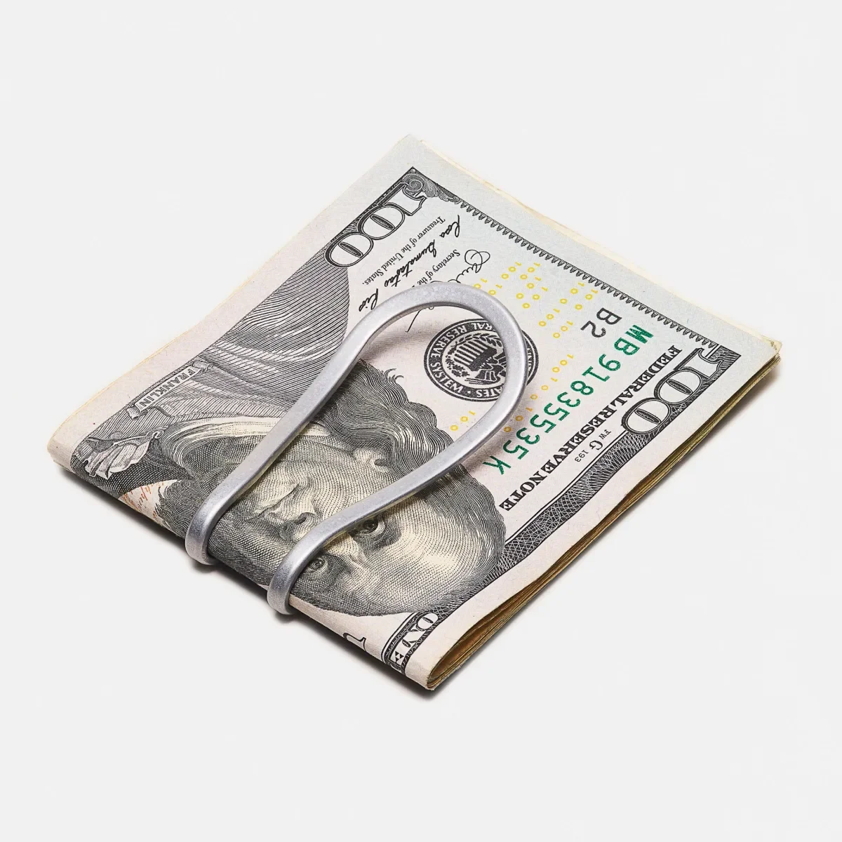 Station Money Clip Vapor Silver