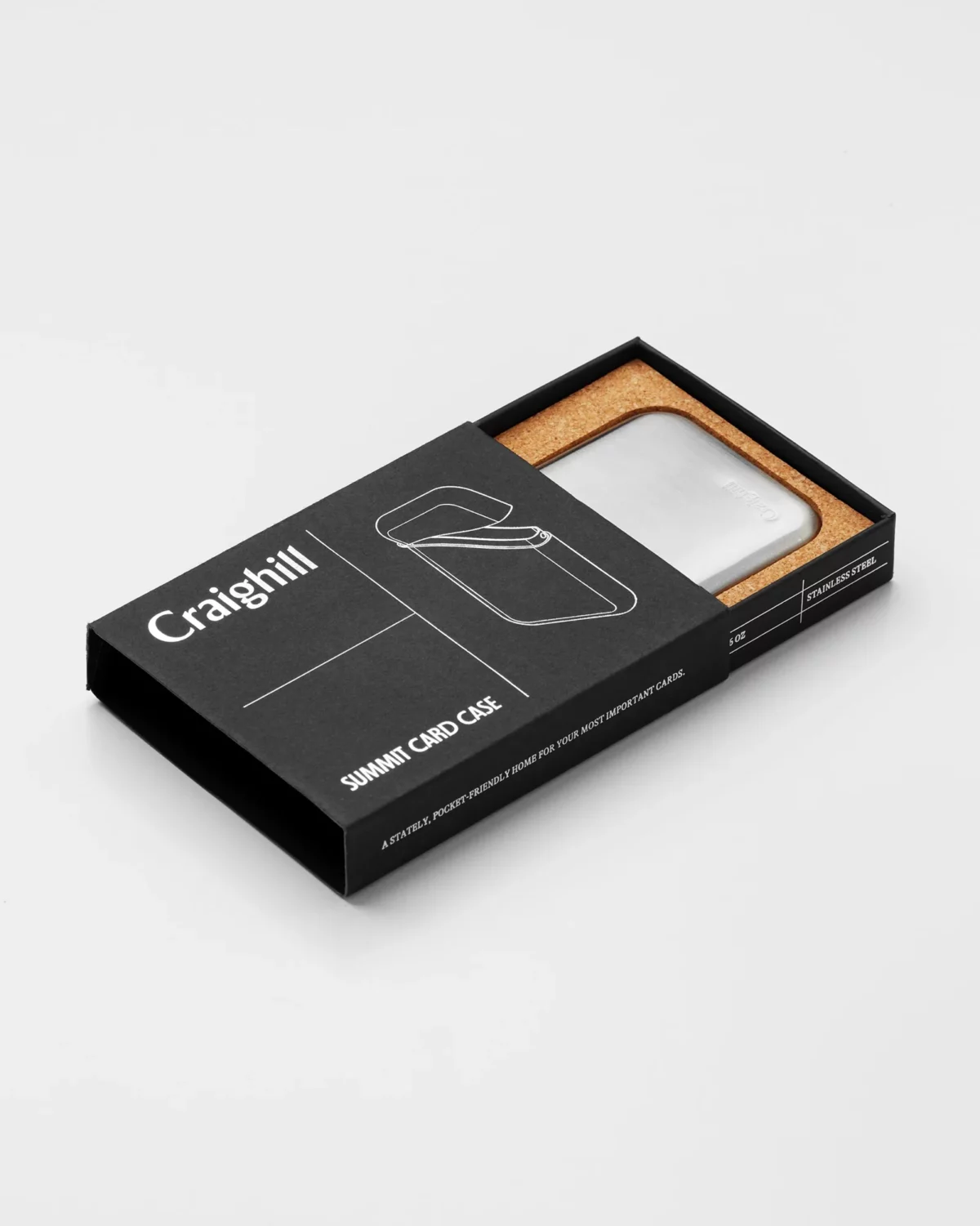 Craighill Summit Card Case Edelstahl, Detailansicht 7 | One Horizon