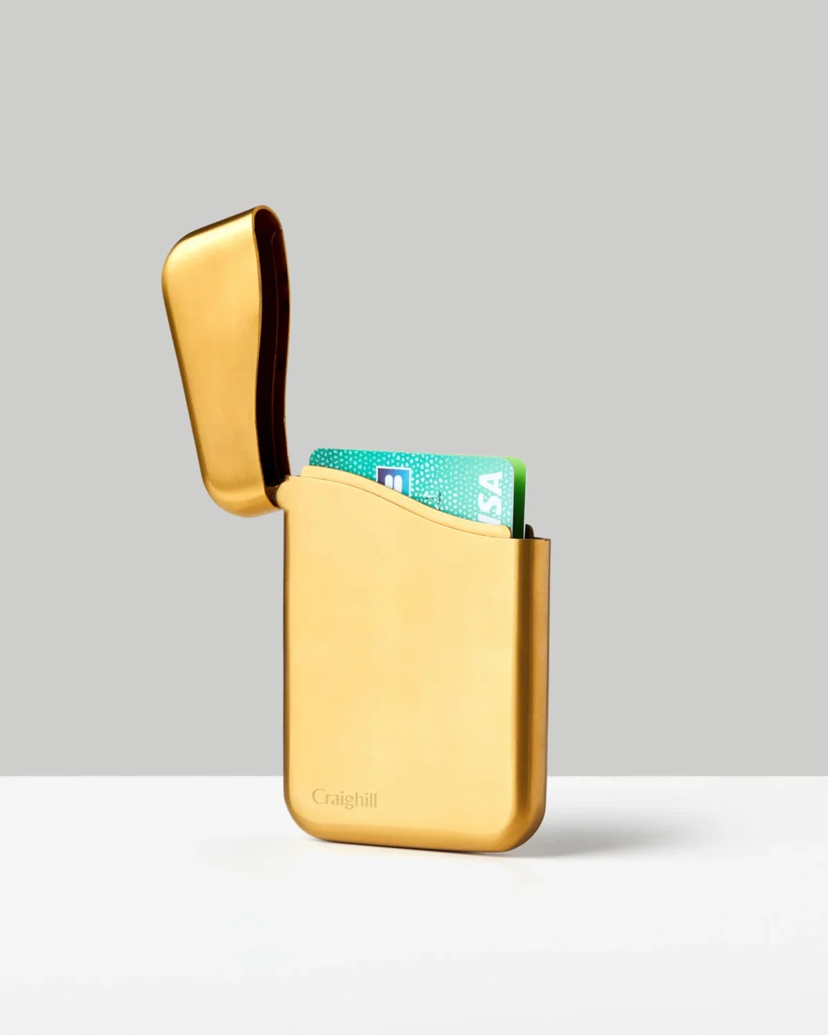 Craighill Summit Card Case Messing, Detailansicht 2 | One Horizon