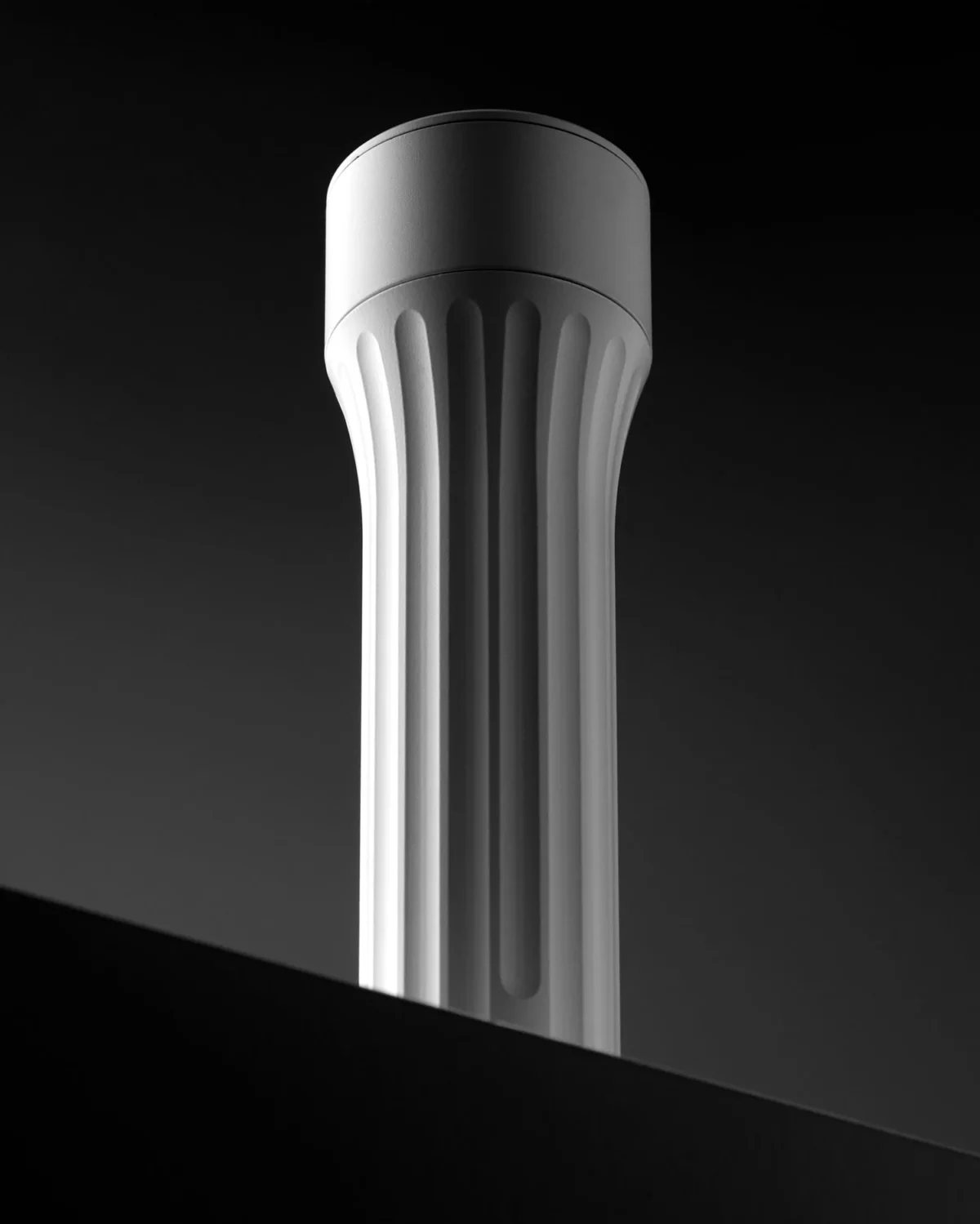 Craighill Temple Flashlight, White, Detail View 6 | One Horizon