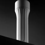 Craighill Temple Flashlight, White, Detail View 6 | One Horizon