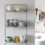 DesignBite Big Hug Low Wall Shelf, Light Gray, Detail View 2 | One Horizon