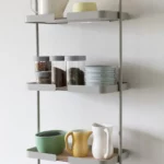 DesignBite Big Hug Low Wall Shelf, Light Gray, Detail View 3 | One Horizon