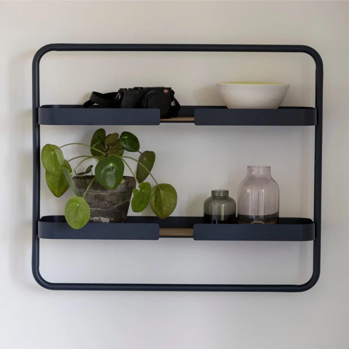 DesignBite Big Hug Low Wall Shelf, Midnight Blue, Detail View 2 | One Horizon