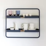 DesignBite Big Hug Low Wall Shelf, Midnight Blue, Detail View 4 | One Horizon