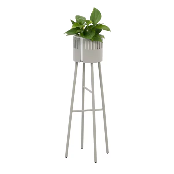 Flower pot stand - Gray, Low