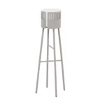 DesignBite Blumentopfständer Grau Niedrig, Detailansicht 2 | One Horizon