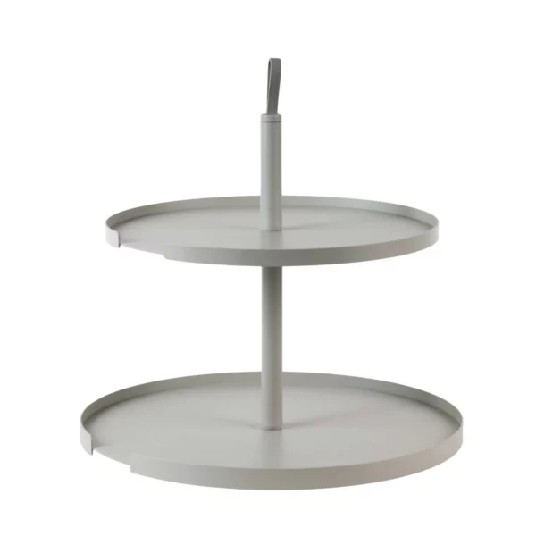 Etagere - 2 Ebenen - Grau