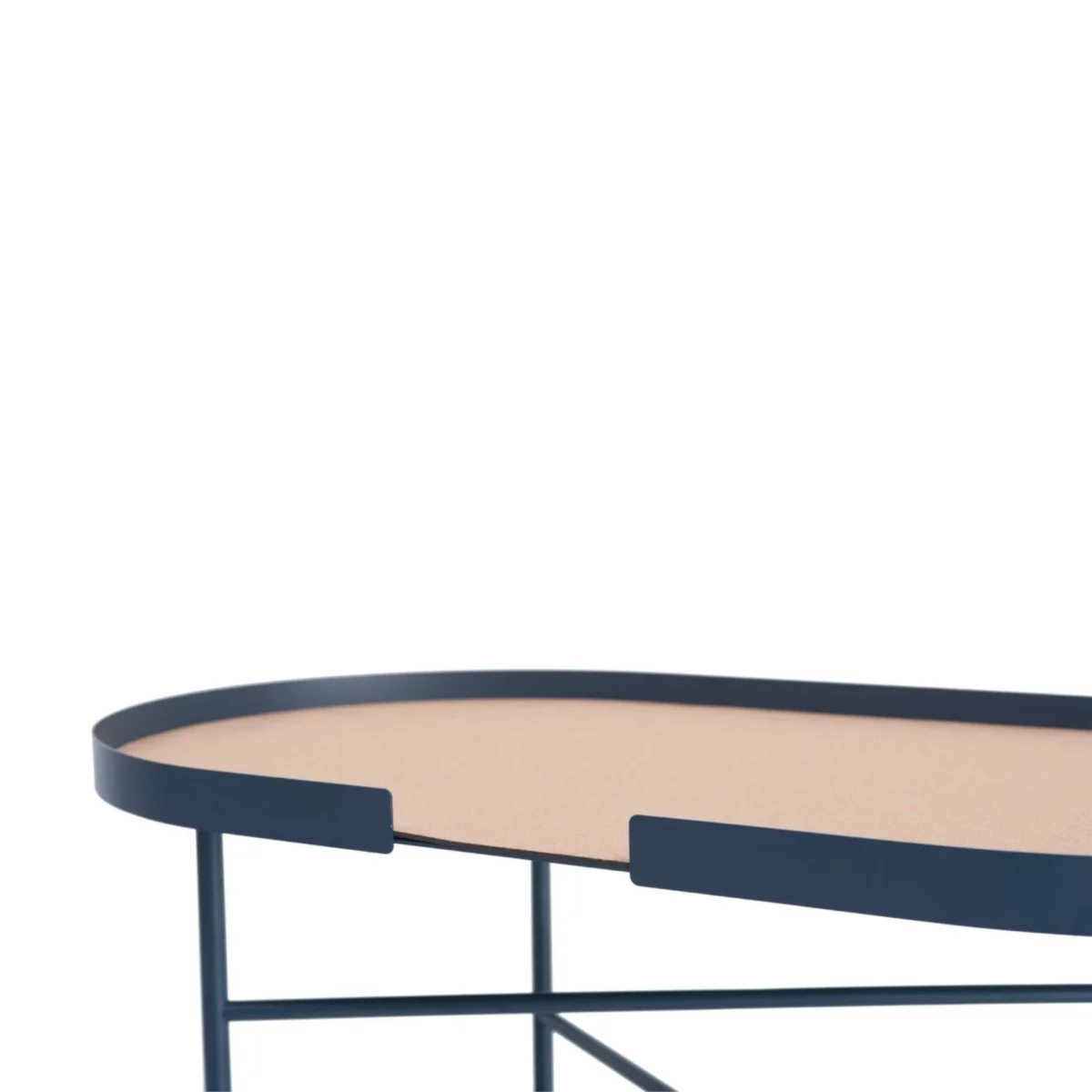 Oval side table