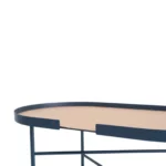 Oval side table