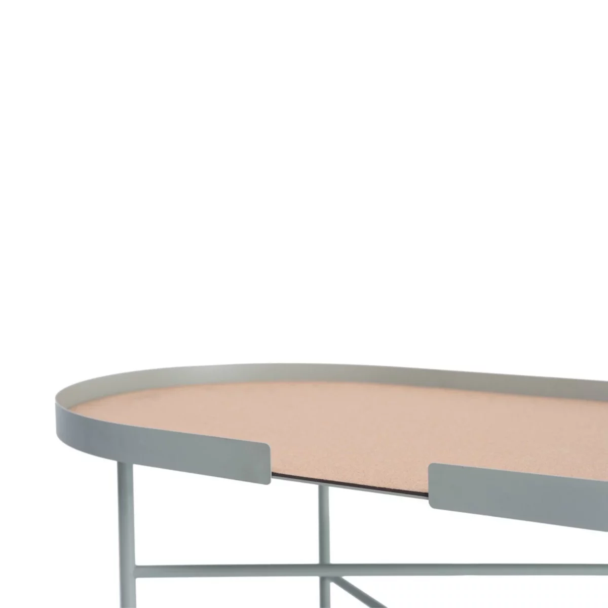 Oval side table