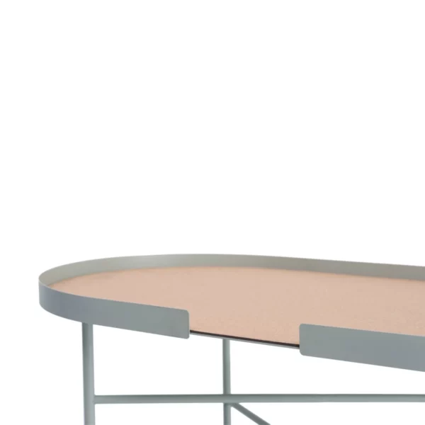 DesignBite Ovaler Beistelltisch Grau, Detailansicht 2 | One Horizon