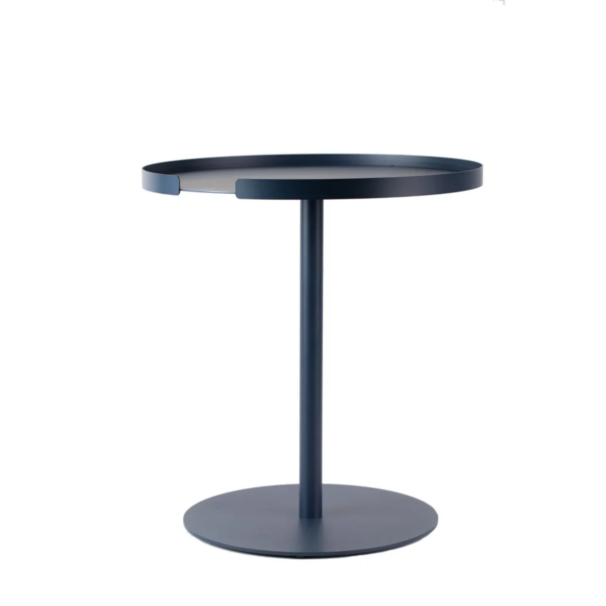 Table d'appoint ronde 36 cm Bleu