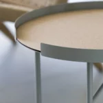 DesignBite : table d'appoint et de salon ronde, bleue, vue détaillée 3 | One Horizon