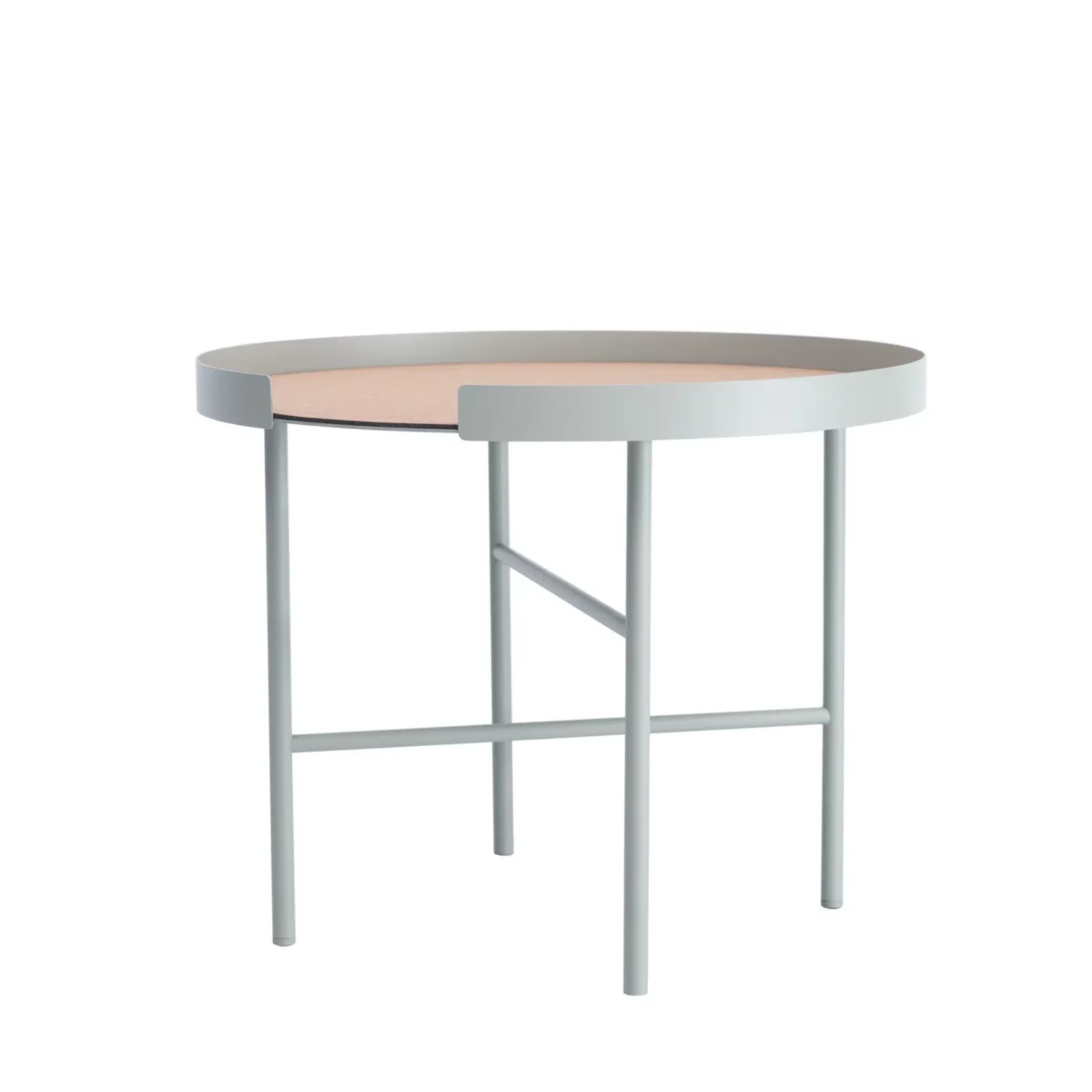 DesignBite : table d'appoint et de salon ronde, grise | One Horizon