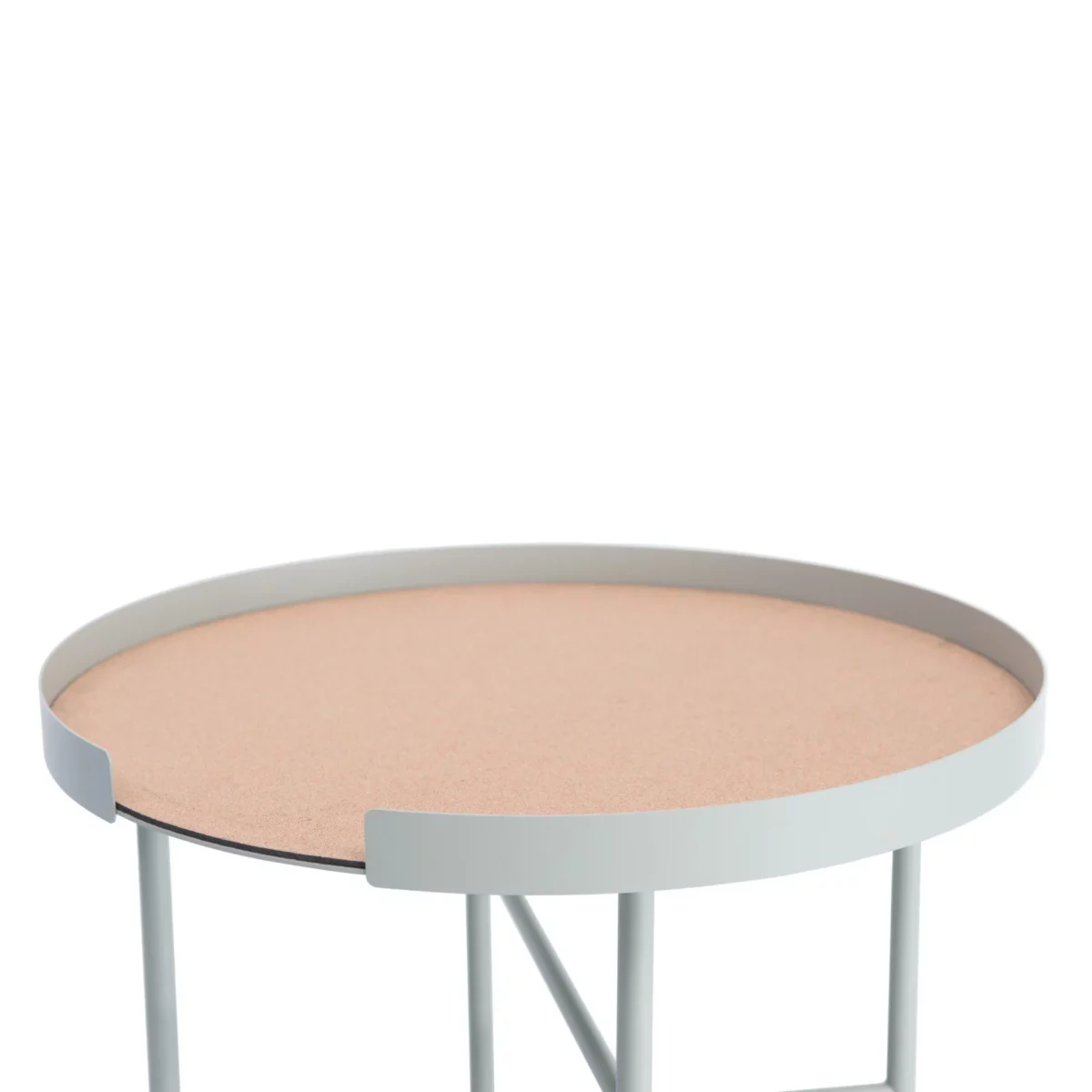 DesignBite : table d'appoint et de salon ronde, grise, vue détaillée 2 | One Horizon
