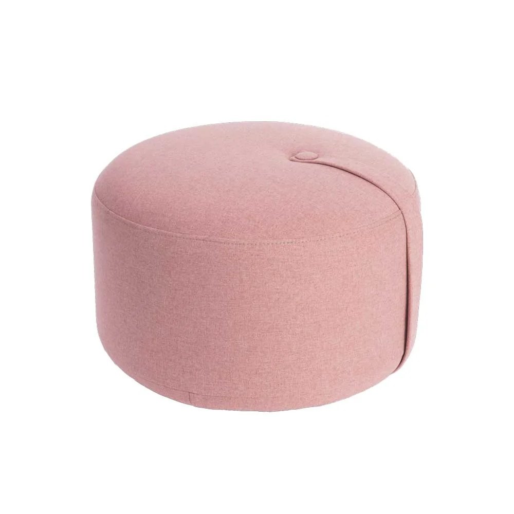 DesignBite Runder Pouf Sitzhocker Rosa | One Horizon
