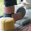 DesignBite Runder Pouf Sitzhocker Rosa, Detailansicht 3 | One Horizon