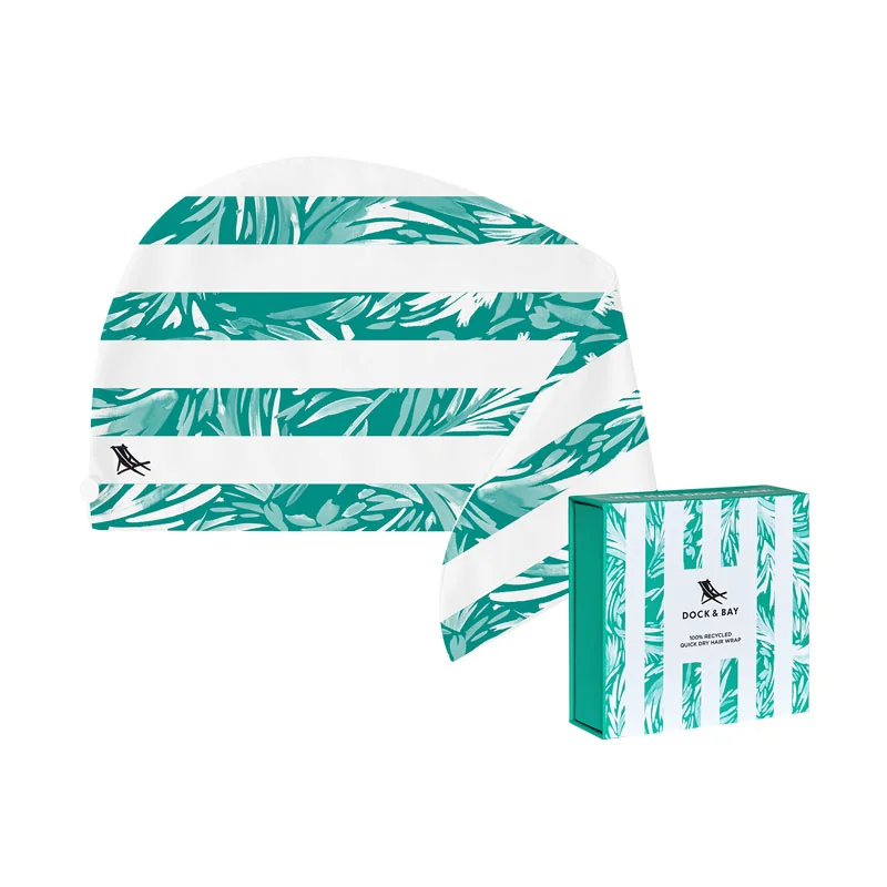 Dock & Bay Hair Wrap Flower Power palm paradise | One Horizon
