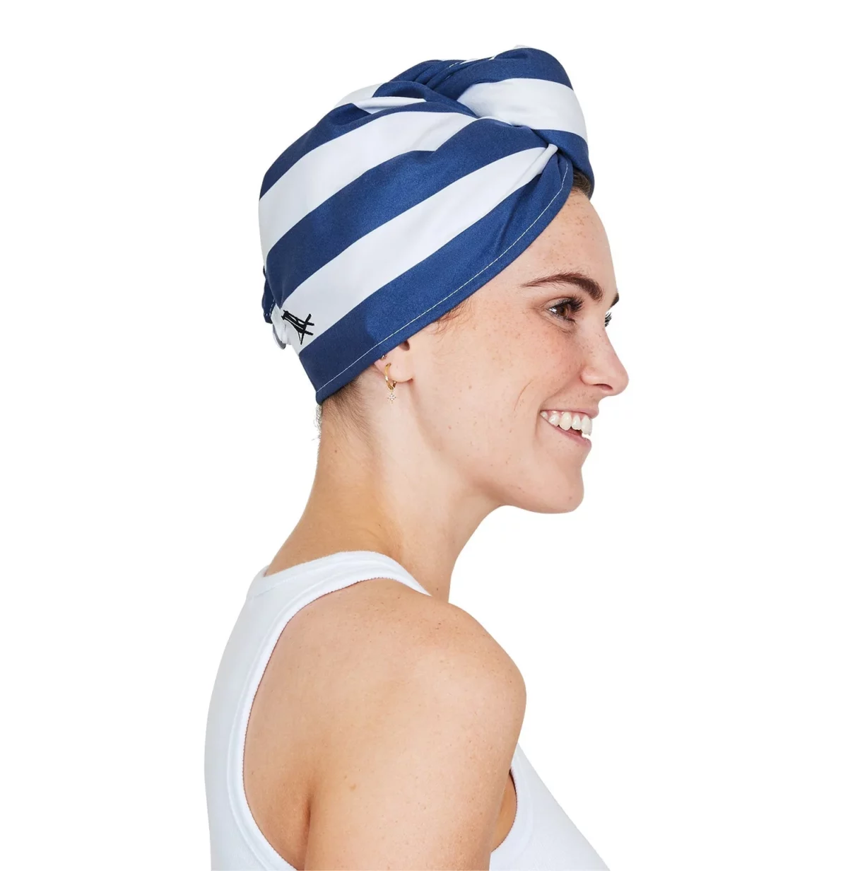 Dock & Bay Hair Wrap Navy | One Horizon