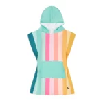 Dock & Bay Kids' Beach Poncho "Coastal Candy," Detailed View 2 | One Horizon