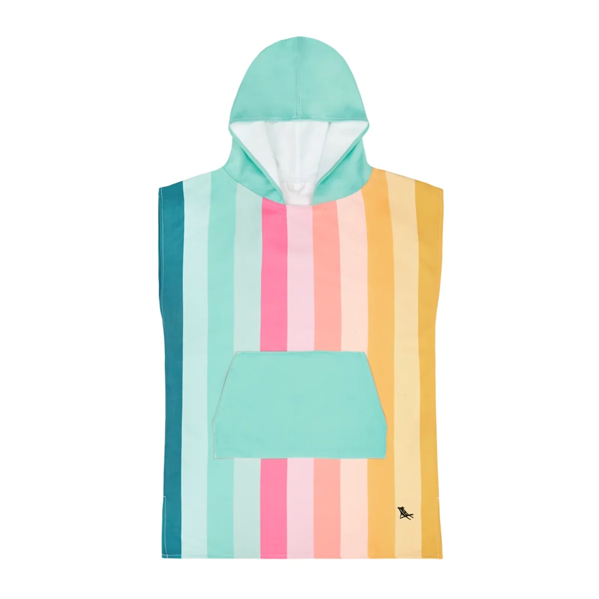 Dock & Bay Kids' Beach Poncho "Coastal Candy," Detail View 3 | One Horizon