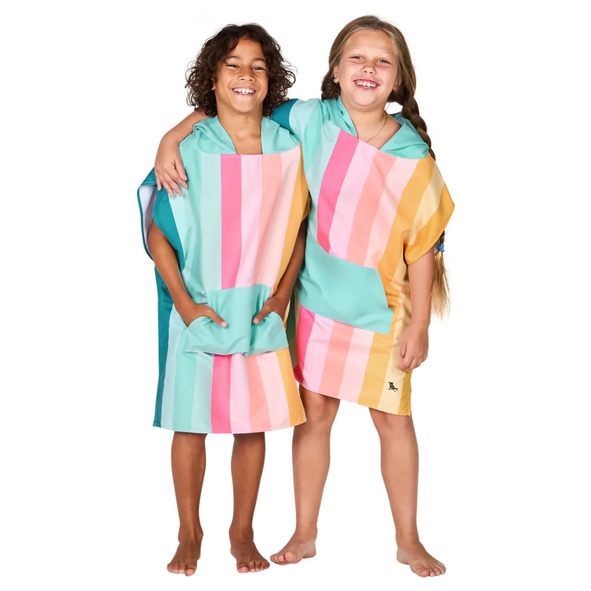 Dock & Bay Kids' Beach Poncho Coastal Candy, Detail View 5 | One Horizon