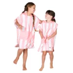 Dock & Bay Kids' Malibu Pink Beach Poncho, Detail View 5 | One Horizon