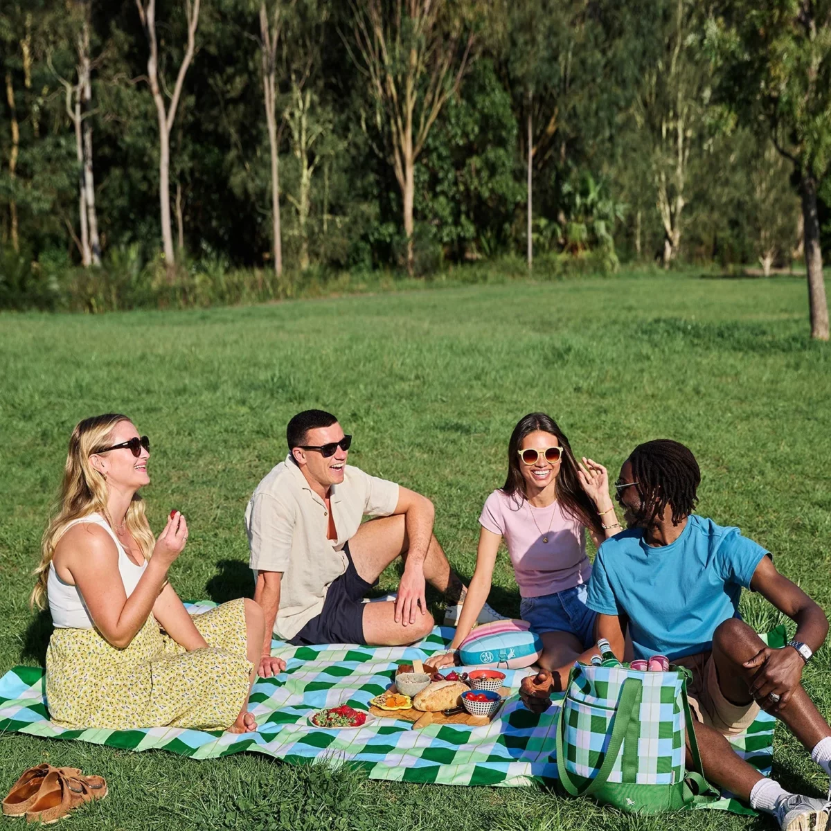 Dock & Bay Picknick-Decke Apple Tart, Detailansicht 3 | One Horizon